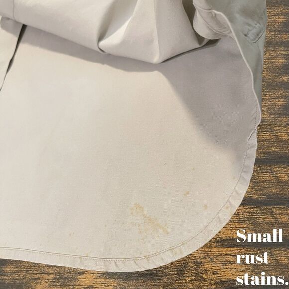 VINTAGE SIGARMS BEIGE LONG SLEEVE BUTTON SHIRT MENS LG LARGE - Picture 14 of 16